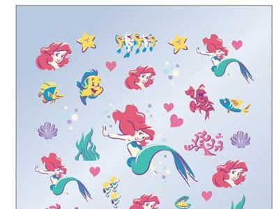 アリエル リトル マーメイド 貝殻 イラスト の最高のコレクション ただのディズニー画像