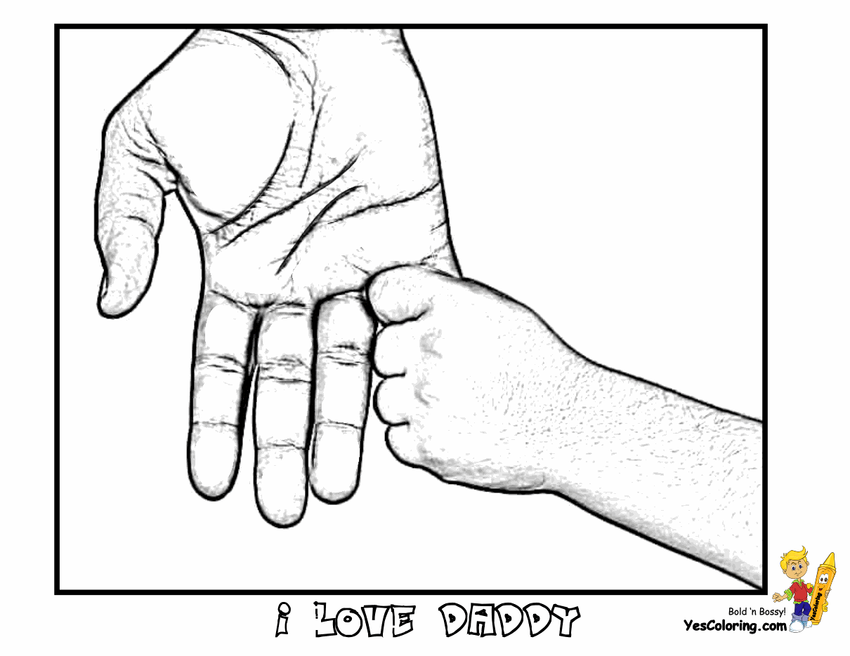 Drawing Line Art Father Daughter Drawing Easy