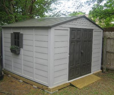 Info Foundation for plastic storage shed Melsandy