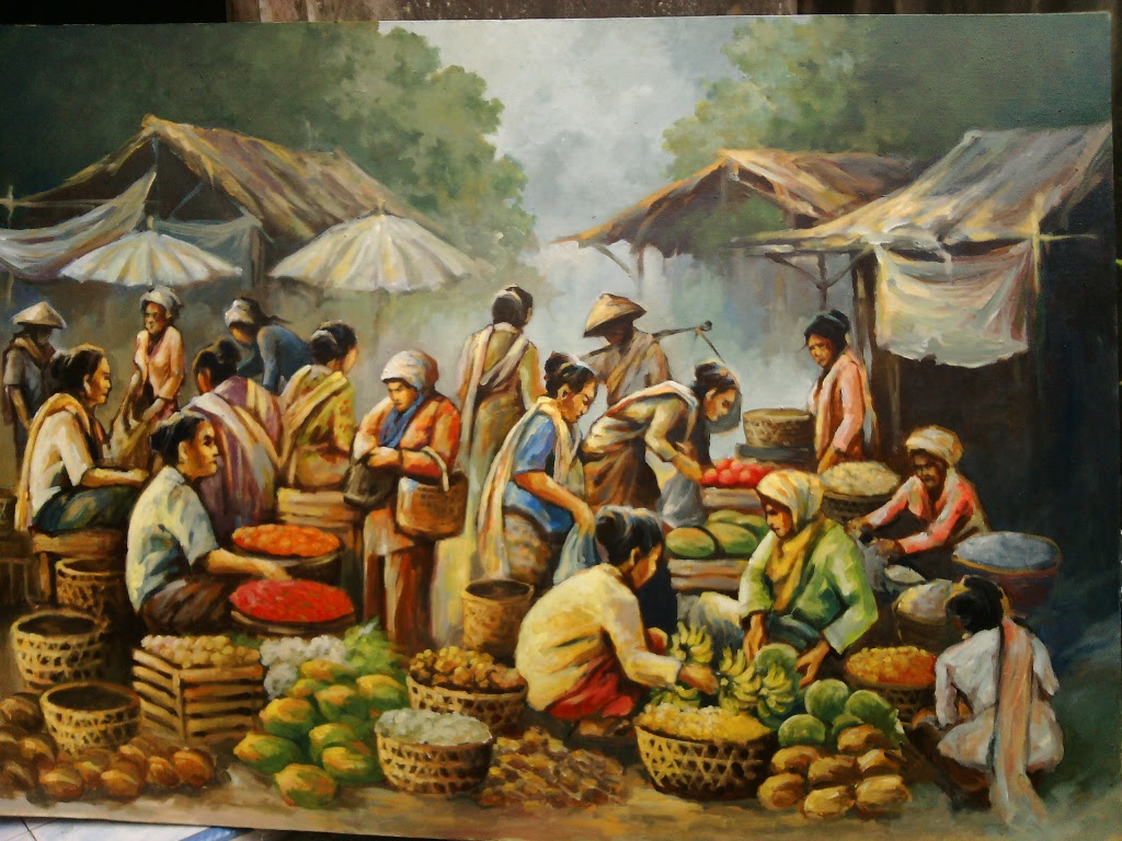 Gambar Ilustrasi Pasar