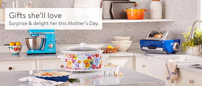 Gifts she’ll love. Surprise & delight her this Mother’s Day.