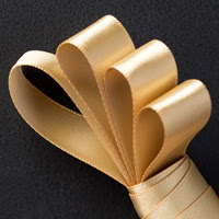 Gold 5/8" Satin Ribbon