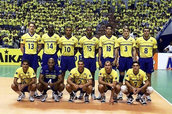 Time do Brasil Masculino, 3º lugar na Liga Mundial 2000 ...