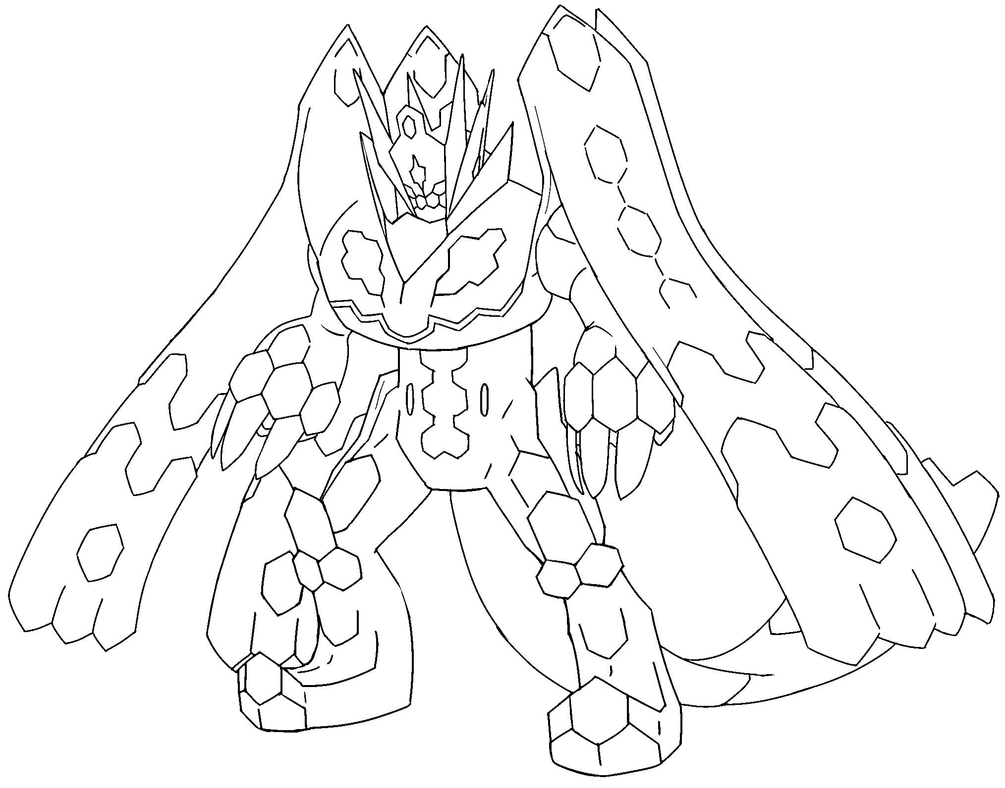 ほとんどのダウンロード ポケモン ぬりえ ルナアーラ