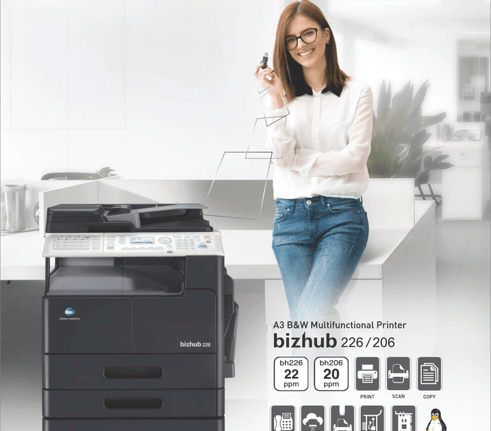 Bizhub 206 Driver : Macgray Konica Minolta Bizhub 206 226 ...