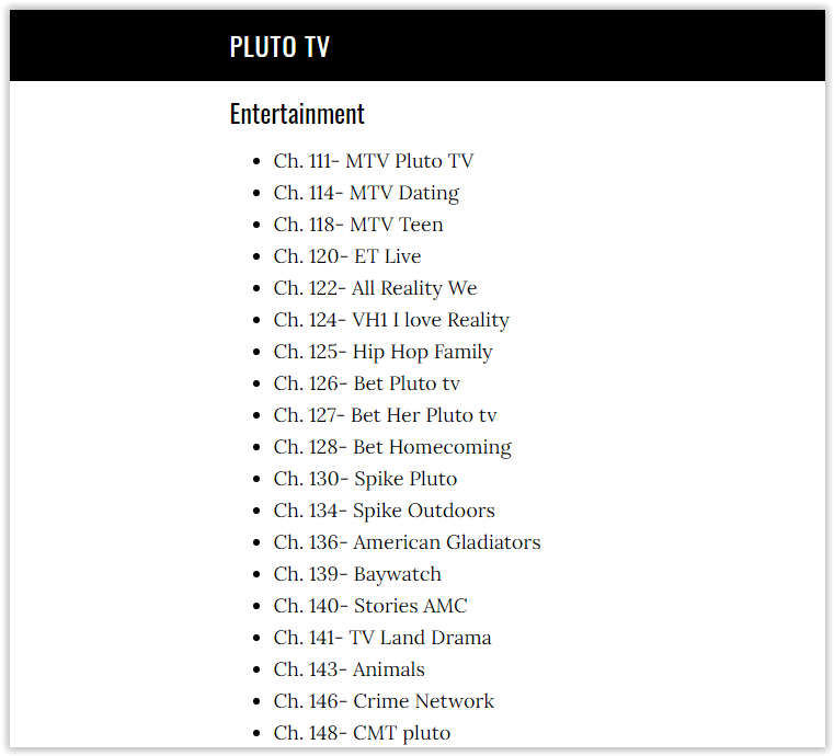 For a free service, it has a lot of great content and it's. How To Search Through Pluto Tv