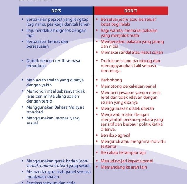 Soalan Dan Jawapan Temuduga Dalam Bahasa Inggris 