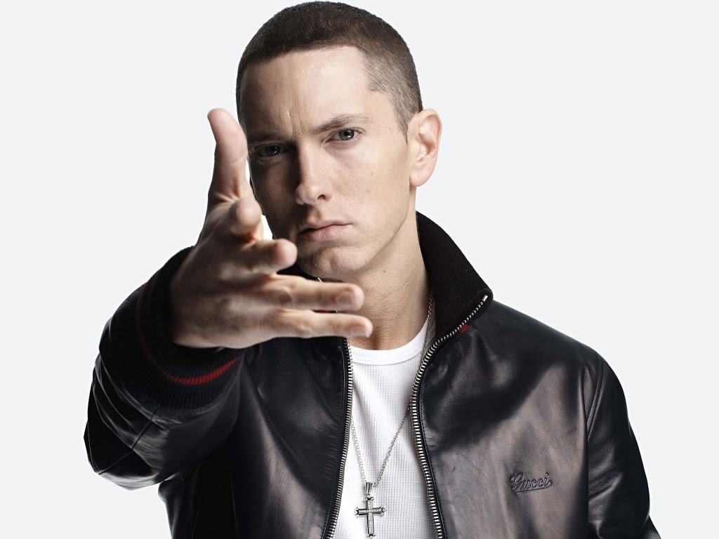 Eminem on the anger management tour, 2003. Eminem Laut De Band