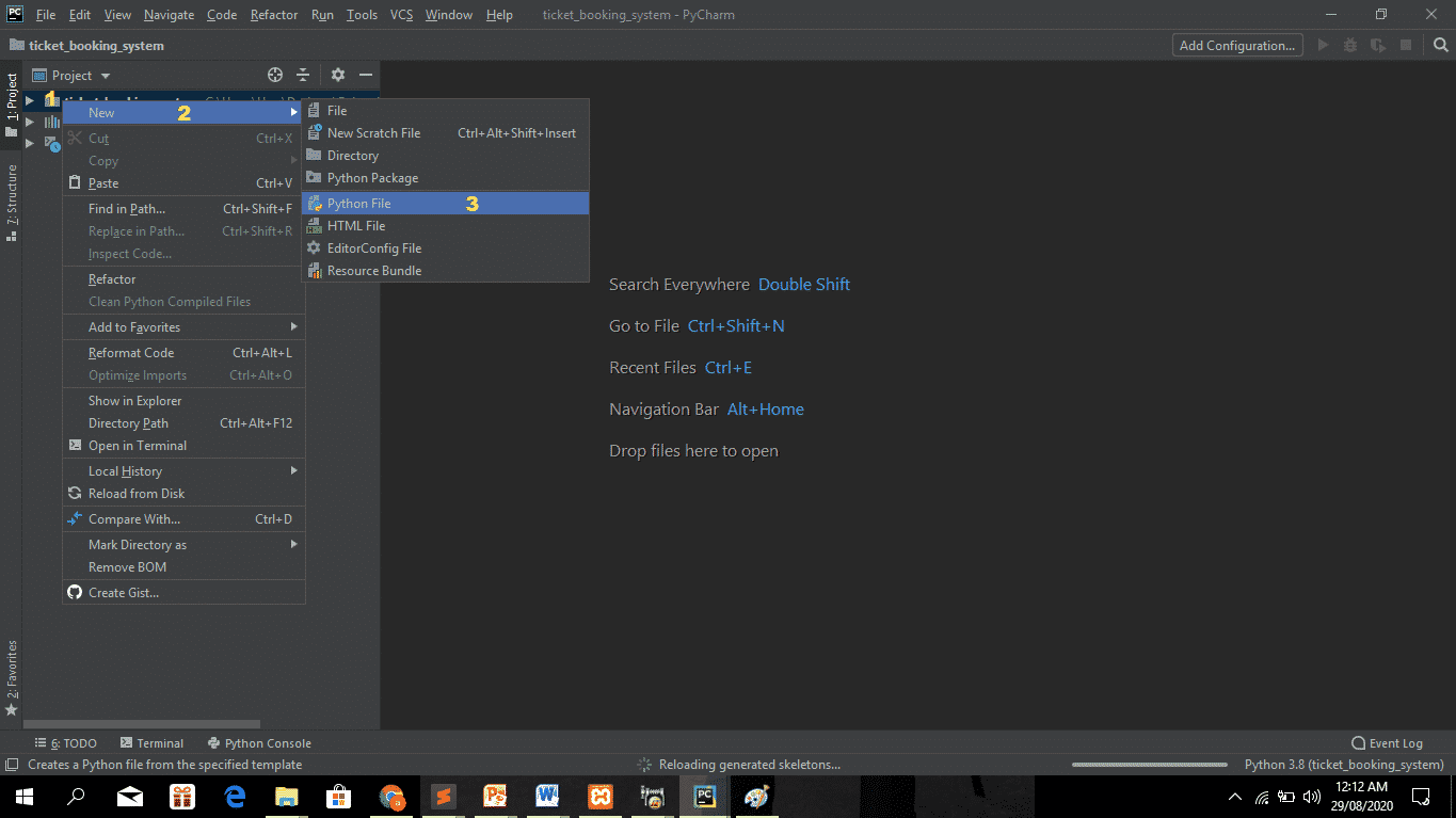 Python runs on an interpreter system, meaning that code can be executed as soon as it is written. Ticket Booking System Project In Python Video 2021