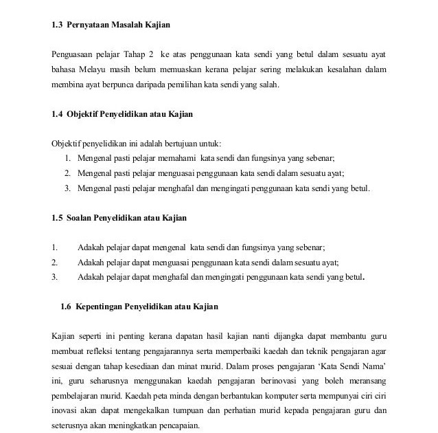 Contoh Soalan Objektif Bahasa Melayu - Surat 26