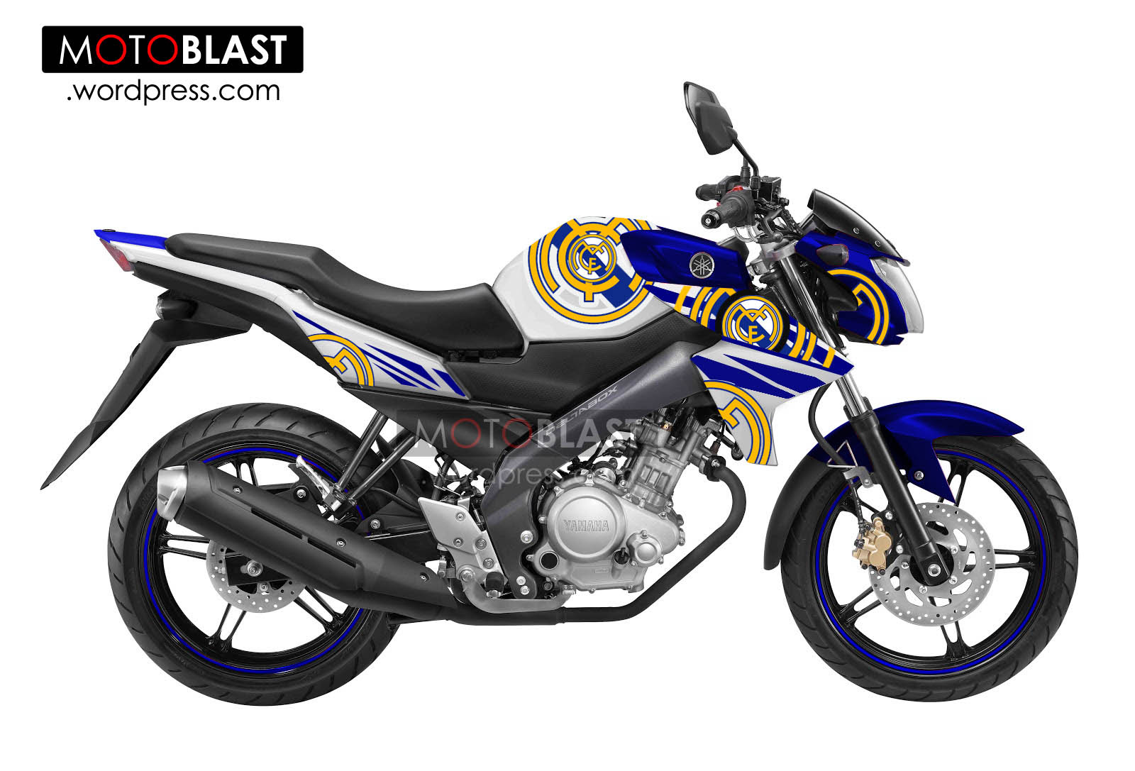 102 Modifikasi  Beat Biru Putih Sederhana  Modifikasi  
