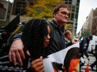 NYPD union calls for boycott of Quentin Tarantino films after he marches in protest against police brutality