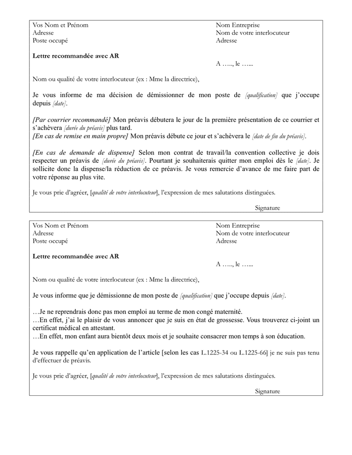 lettre diminution temps de travail