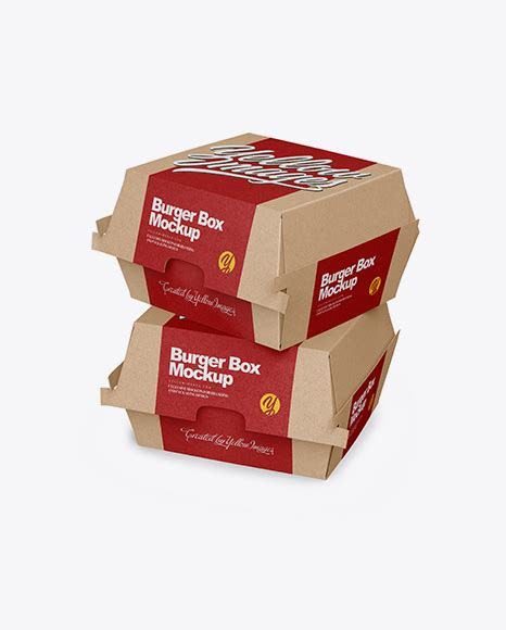 Download Burger Box Mockup - Free Download Mockup