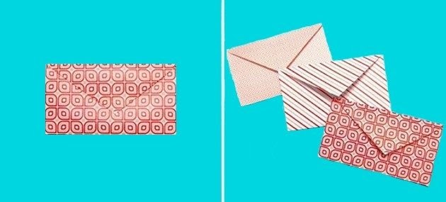 ARTESANATO COM AMOR: Envelope em forma de Coração