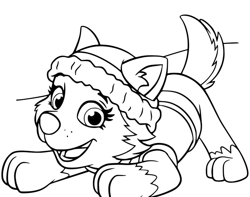 Skye And Everest Paw Patrol Coloring Page / Paw Patrol Coloring Pages