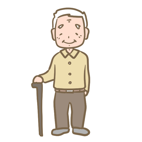 トップコレクション おじいさん の イラスト かわいい かっこいい無料イラスト素材集