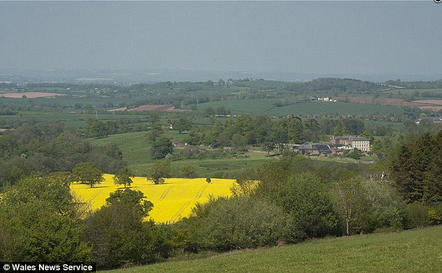 The great outdoors: The house has been on the market for two weeks but is already attracting a lot of interest 