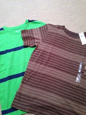 Lot of 2 Boys Gap Kids Short Sleeve Shirts Brown W Tags And Green W Navy Sz S Reviews
