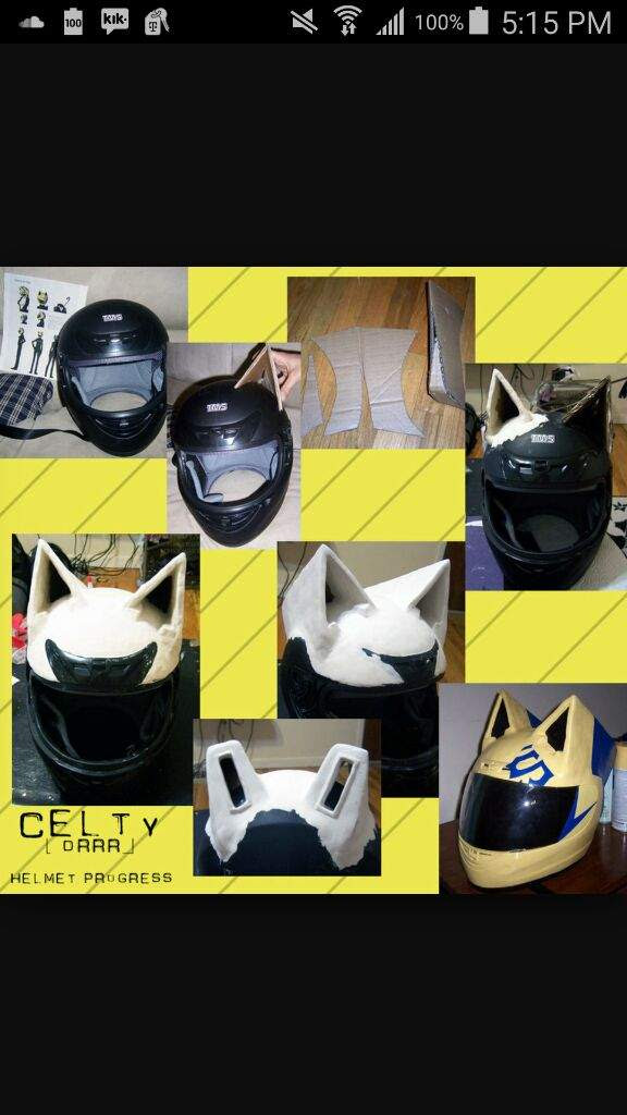 Anime Yellow Motorcycle Helmet | helmet