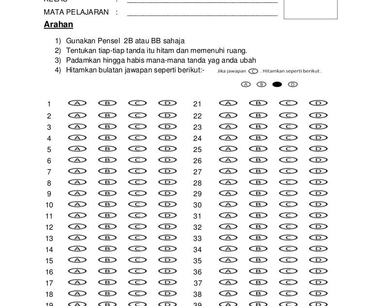 Contoh Soalan Upsr 2019 - Dewolpeper