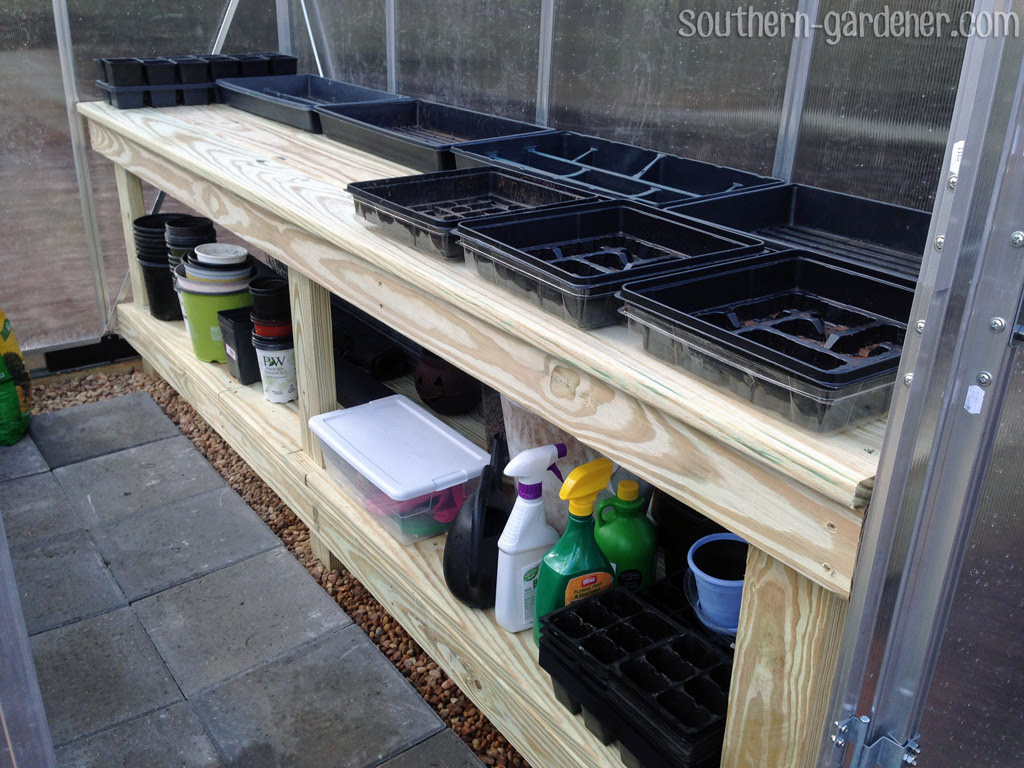 Here is 21 easy diy greenhouse plans that you can build for your garden or backyard. Diy Greenhouse Tables The Southern Gardener