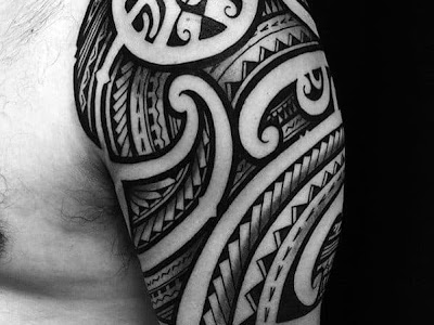 いろいろ tribal polynesian arm half sleeve tattoo designs 280501