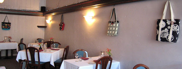 It was where jefferson went to get away. Textile Display At The Dining Room At 209 Main