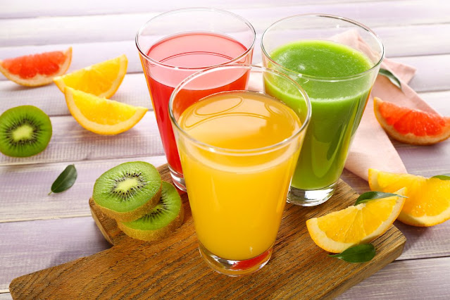 Opt for freshly squeezed juices