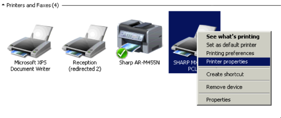 Relevant according to your computer's. How To Configure Sharp Print Driver With Installed Options