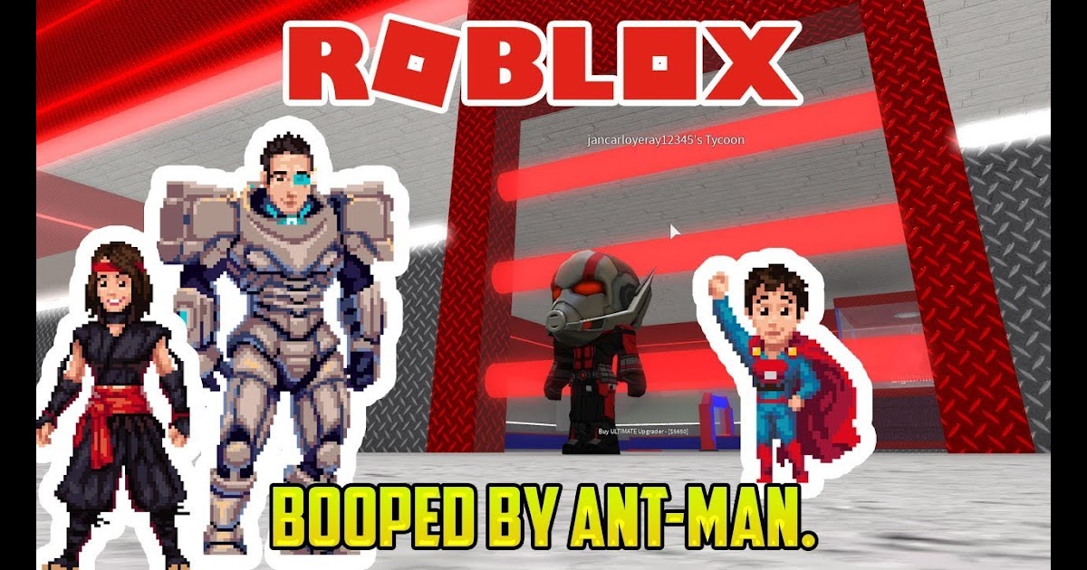 English S24 Roblox Booped By Ant Man Family Superhero Tycoon - gamingultra com roblox