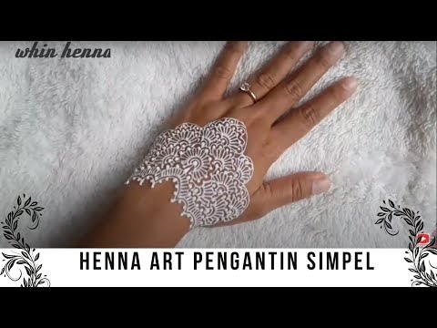 Ide Henna  Art Tangan  Pengantin  paling populer 