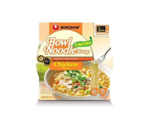 Best NONGSHIM Savory Noodle Bowl, Chicken, 3.03-Ounce ...