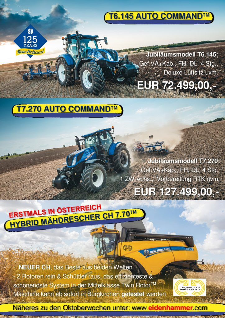 On 14 june 57 new hospital admissions were reported. New Holland Oktoberwochen 01 10 31 10 20 Landtechnik Eidenhammer