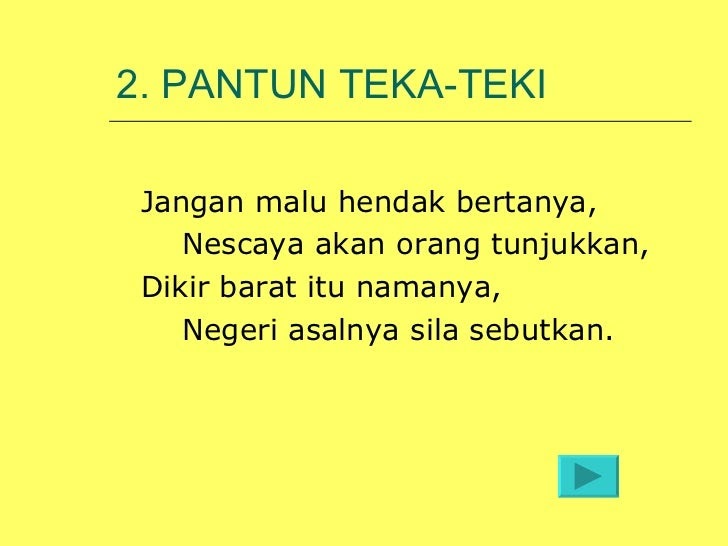 Soalan Teka Teki Pantun - Smartfren O