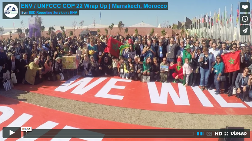 ENV / UNFCCC COP 22 Wrap Up