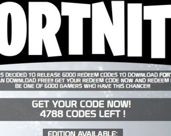 Fortnite Game Redeem Code