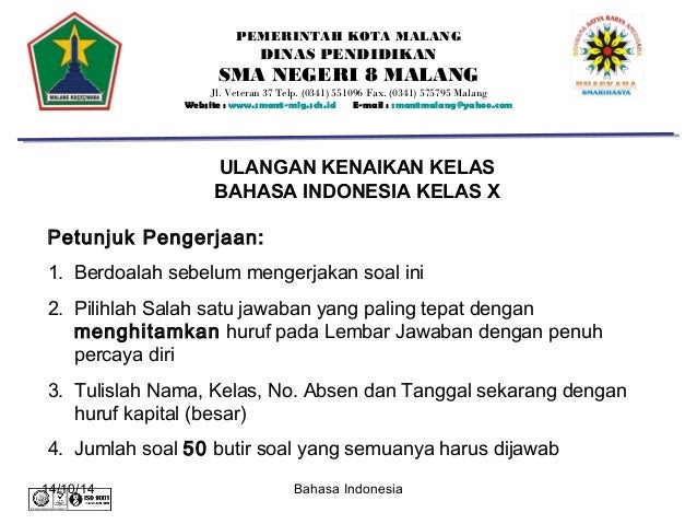  Soal  Sejarah Smk Kelas  X Semester 1 Kurikulum 2020 