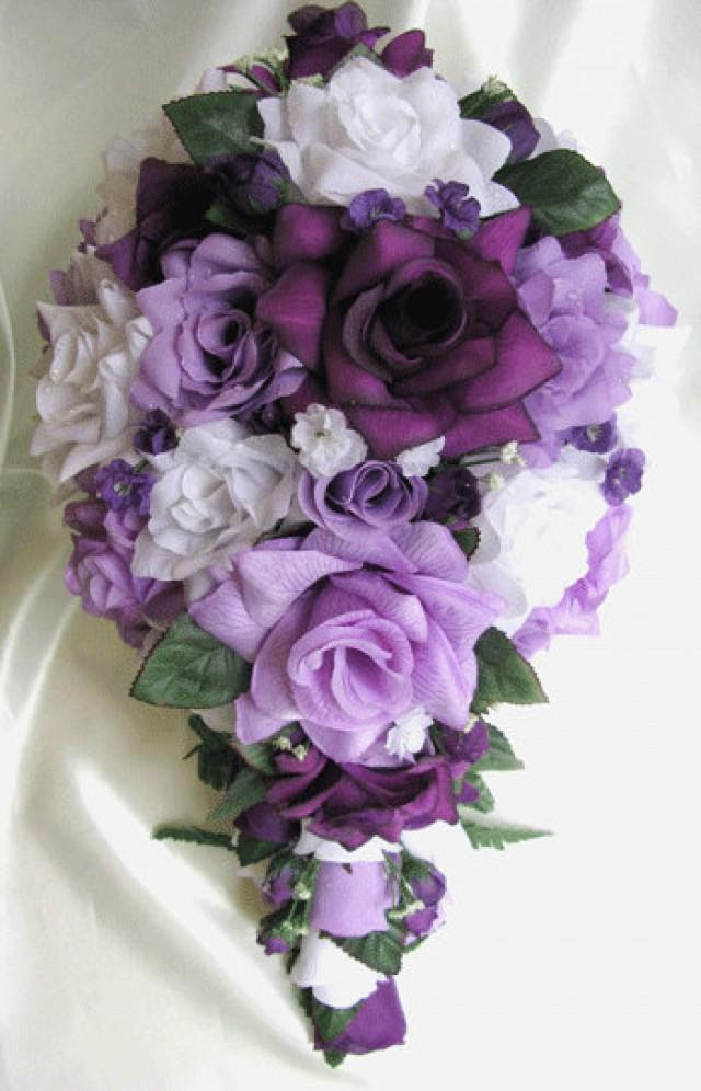 Wedding Flowers How To Make A Cascading Wedding Bouquet With Artificial Flowers