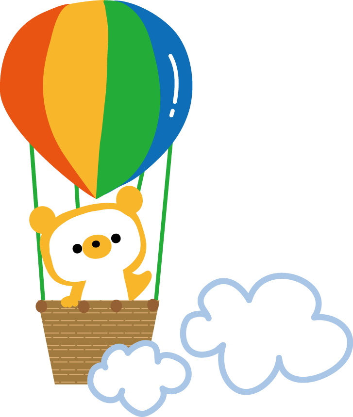 無料印刷可能かわいい 気球 動物 イラスト ただのディズニー画像