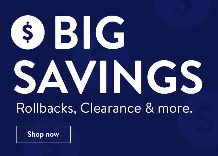Shop now for big savings in every department