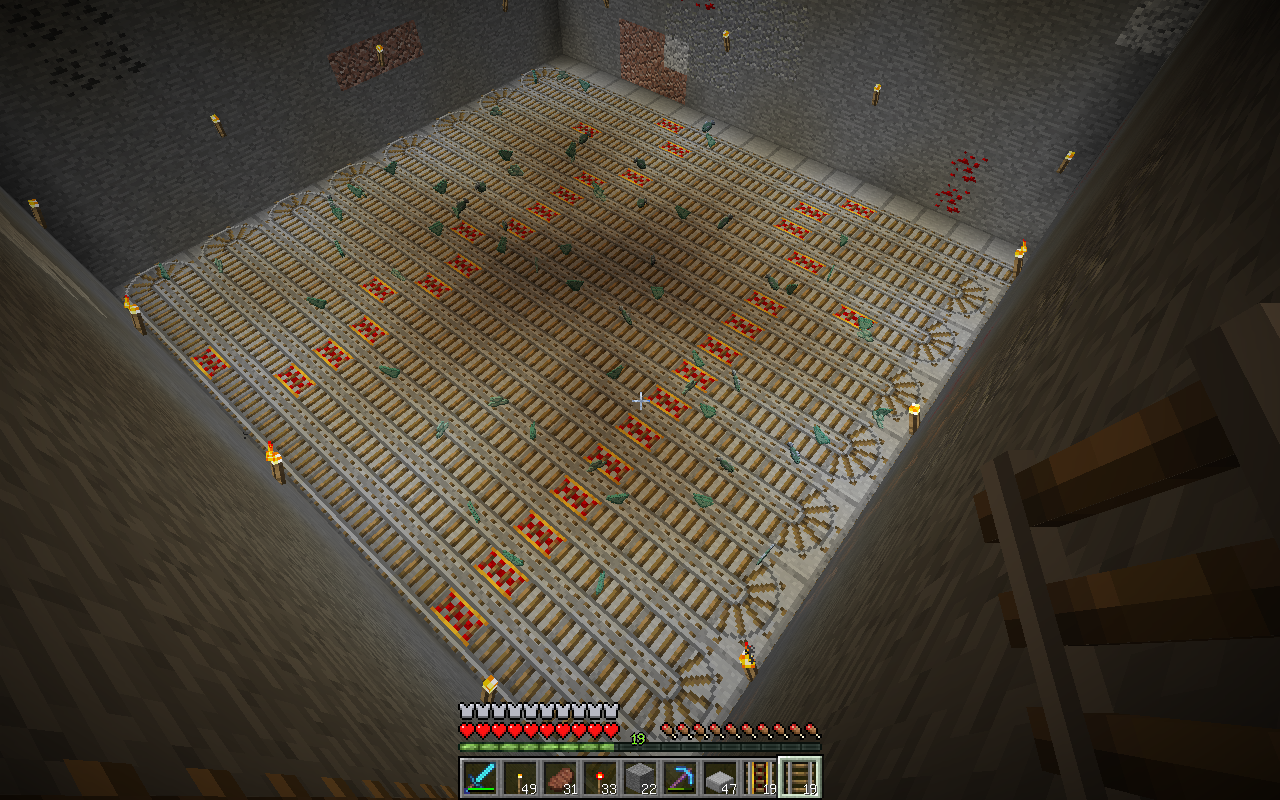 最高のマインクラフト トップ100 パワードレール 間隔