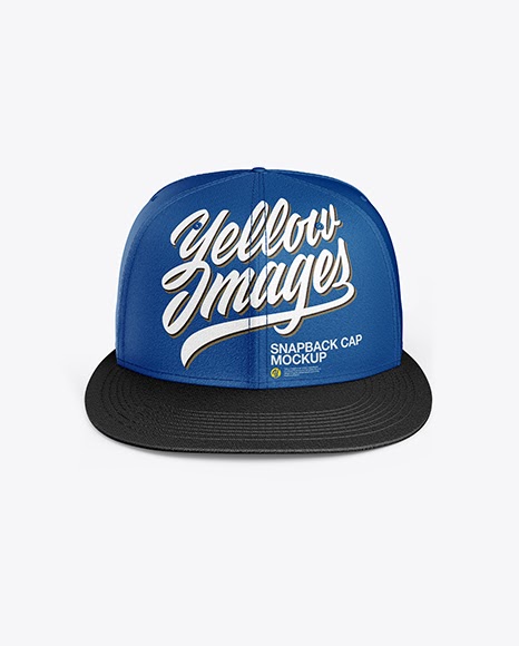 Download Snapback Trucker Cap Mockup Front View Free Mockups