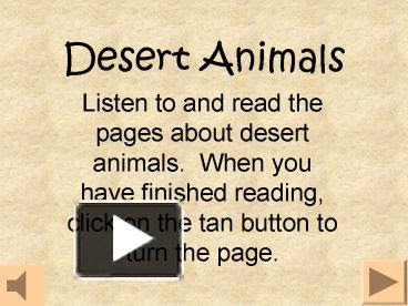 Free powerpoint templates about eggs. Ppt Desert Animals Powerpoint Presentation Free To View Id 2e1d9 Mtlhm