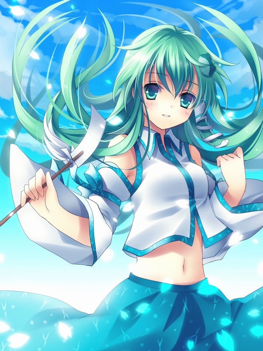 壁紙 スマホ 東方 早苗 Englshor