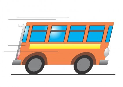 10 Gambar Kartun  Mobil  Bus Gambar Kartun  Ku