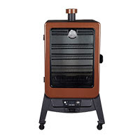 5.5 cubic feet wood fired vertical pellet smoker