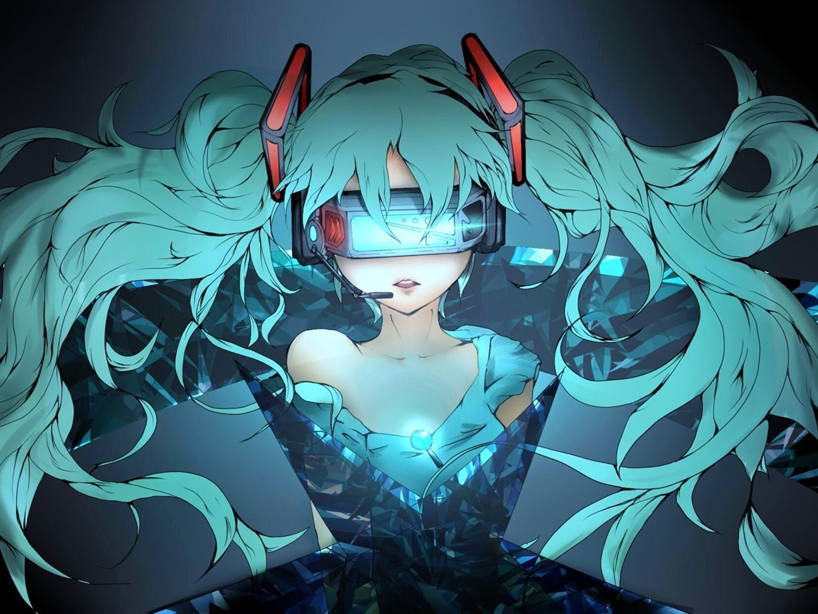 綺麗な初音ミク イラスト かっこいい アニメ画像