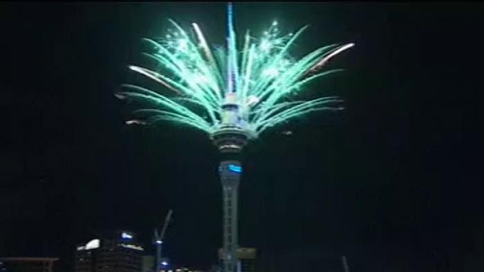 VIDEO. La Nouvelle-Zélande célèbre (déjà) l'année 2017 avec un feu d'artifice géant