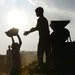 Indian children carrying coal to a crushing machine in the state of Meghalaya. India is the world's third largest carbon polluter.